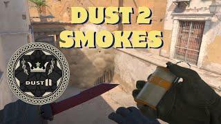 10 Must-know DUST 2 Smokes in CS2 2024