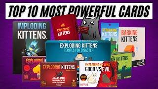 Top 10 MOST POWERFUL Exploding Kittens Cards