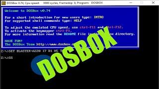 How to Install DOSBOX MASM LINK and how to Run Assembly Program on DOSBOX