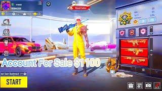 PUBG ACCOUNT FOR SALE FULL LOADED FINAL PRICE $1100  Pubg id for sell