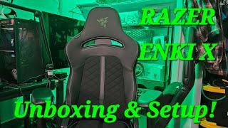 Watch Me Unbox & Build The RAZER ENKI X Gaming Chair. Find Out If It Is Worth 400 Bucks.