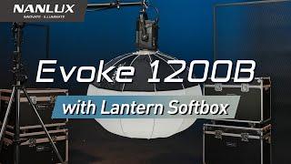 Evoke 1200B with Lantern Softbox