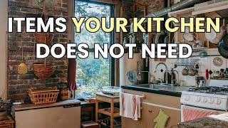 10 Super Things That A Minimalist Kitchen DOES NOT NEED