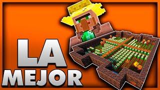 La MEJOR GRANJA de ALDEANOS - Tutorial Minecraft 1.21 a 1.14.4