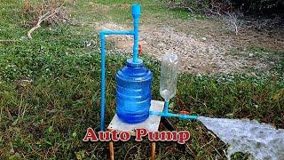 he make free energy water pump From Deep well #freeenergy # Auto pump #pvc