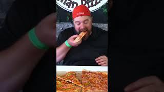 Eating Ireland’s Biggest 33-Inch Pizza Challenge by Myself in Belfast Northern Ireland