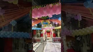 Ashapura Maa Mandir Balloon Decor #viral #maa #ashapuramataji #shortvideo