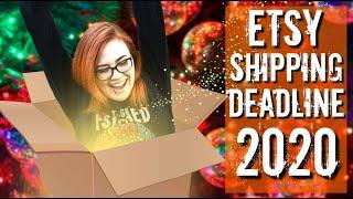 Etsy Shop Shipping DEADLINES for the 2020 USPS Holiday Season
