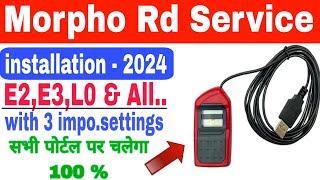 Morpho RD Service Driver Installation  Morpho Rd Service Kaise Install kare 2024  morpho Problem
