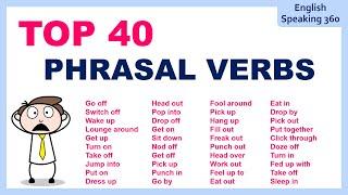 TOP 40 PHRASAL VERBS in ENGLISH you can use EVERY DAY