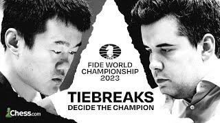 Ding vs. Nepomniachtchi It All Comes Down To Tiebreaks...  FIDE World Championship 2023  FINAL