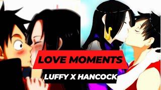 Luffy And Hancock Love Scenes One Piece Love Scenes  Luffy Is In Love With Hancock