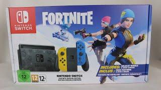 Fortnite Special Edition Nintendo Switch Unboxing + EXCLUSIVE Wildcat Gameplay