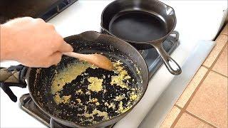 How To Clean & Season Cast Iron Pans Part 2