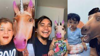 Horse filter - Try not to laugh  Tiktok Compilation