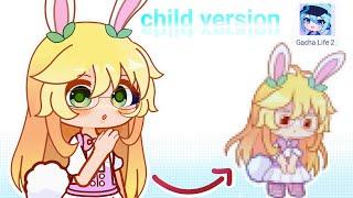make this cute version of your oc in gacha life 2 