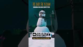 Discord Snowman Building Competition #thebabyinyellow #christmas #snowman #competition #discord