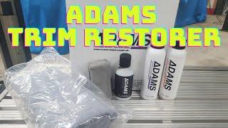 Adams Trim Restorer - Does It Work?