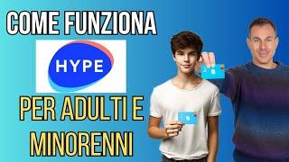 HYPE la migliore CARTA CONTO gratuita perfetta per i minorenni