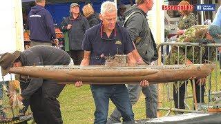 GERMAN Type VII U-BOAT RC SUBMARINE DIVE and RE-SURFACE demonstration