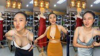 Try on haul  Live jualan dress gaun pesta import berkualitas terjangkau