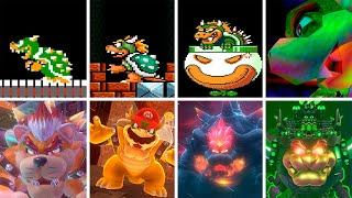 Evolution of Final Bosses in Super Mario Games 1985-2024