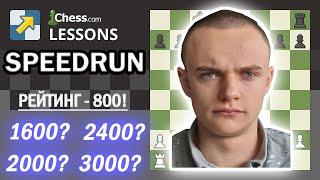 RU СПИДРАН на chess.com с рейтинга 800 18 июня 20.00 Мск