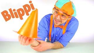 Blippi  Learning Construction Cones  1 Hour of Blippi Videos  Educational Videos For Toddlers