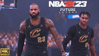 LeBron and Bronny Cleveland Home Debut  NBA 2K23 Future League Mode  Lakers vs. Cavs