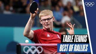 INCREDIBLE Table Tennis Rallies at #Paris2024   Top Moments