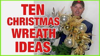 TEN LAST MINUTE CHRISTMAS WREATH IDEAS  Ramon At Home Christmas  Decorations Ideas Christmas