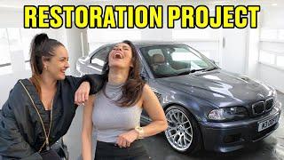 TWO GIRLS PICK UP ONE FRESHLY RESTORED BMW E46 M3