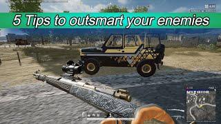 Top 5 tips and tricks for new players  pubg console out smart your enemies