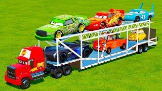 TRANSPORTING CARS WITH HAULER TRUCK & HELICOPTERS Farming Simulator 22