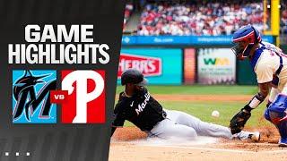 Marlins vs. Phillies Highlights 63024  MLB Highlights