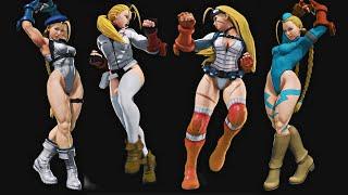 SFVCE  Cammy all official costumes 