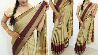 Easy saree draping  for beginners  saree draping tips & tricks  silk saree draping for beginners
