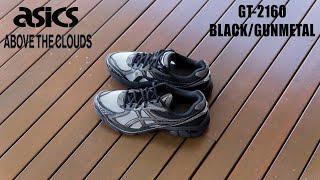 ASICS GT-2160 X ABOVE THE CLOUDS  BLACKGUNMETAL  REVIEW AND ON FEET