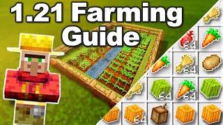 NEW Ultimate Minecraft Farming Guide 1.21  How To Farm EVERY Crop in Minecraft