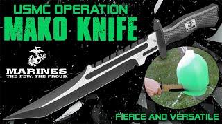 BUDK USMC Operation Mako Knife is fierce and versatile