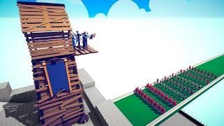 Secret Tower On Top Of A Tower Vs Every Unit  Totally Accurate Battle Simulator TABS