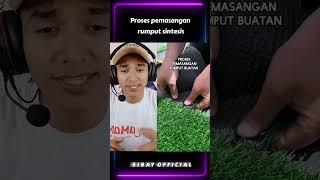 Cara memasang rumput sintesis