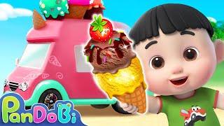 Cool and Yummy Ice Cream  Learn Colors Fruit for Kids + More Nursery Rhymes & Kids Songs - Pandobi