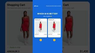 Which UI is better for this product? #webdesign #developer