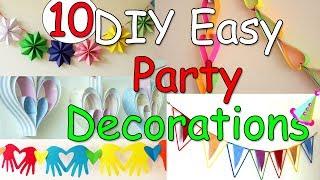 10 DIY Easy Party Decorations Ideas - Ana  DIY Crafts