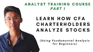 Fundamental Analysis For Beginners  How to Research Stocks like CFA Charterholders Analyst Course