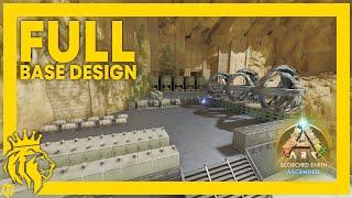 TOP 3 CAVES W FULL Base Designs on Scorched Earth  ARK Survival Ascended