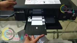 video Epson L800 imprime credenciales de pvc