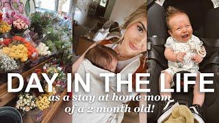 a *realistic* day in the life of a STAY AT HOME MOM OF A 2 MONTH OLD 