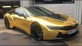 Master OV gets his car wrapped GOLD